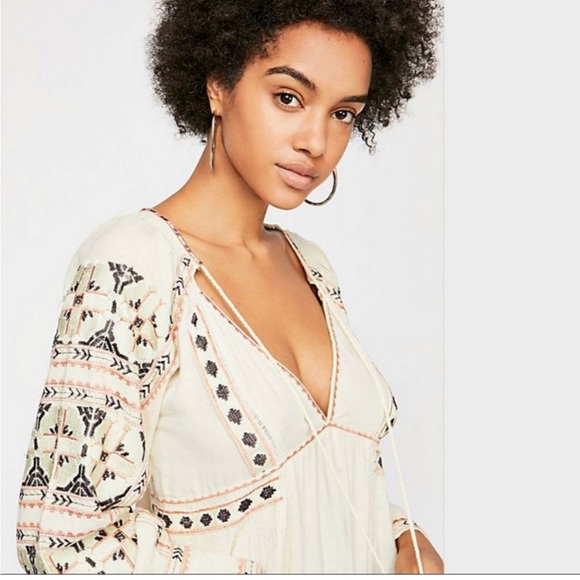 FREE PEOPLE All My Life Embroidered Mini Dress - Picture 3 of 8